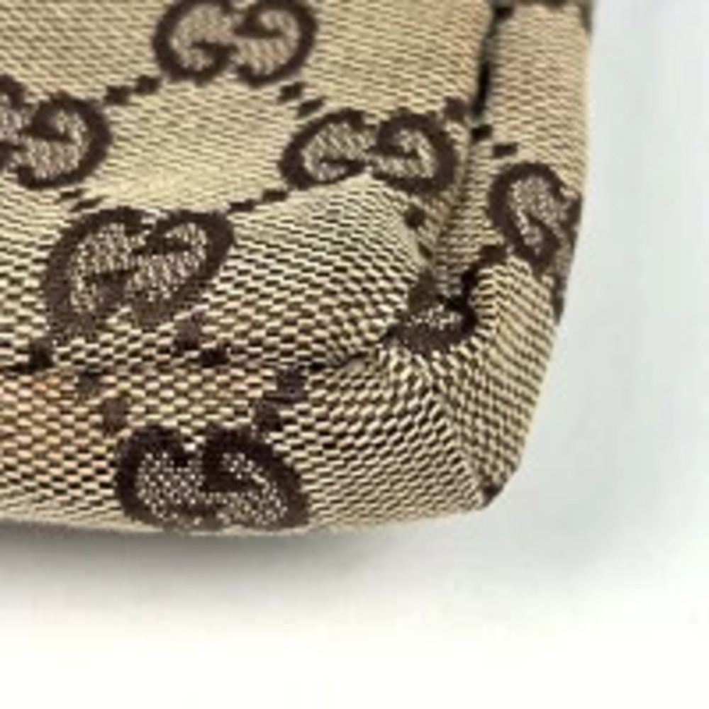 Gucci brown Belt Clutch waist GG canvas Crossbody Body bag Bum - Picture 3 of 6
